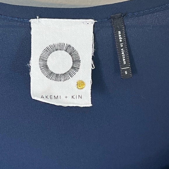 AKEMI + KIN SLEEVELESS BLOUSE SZ S ANTHROLOGIE - Picture 4 of 5